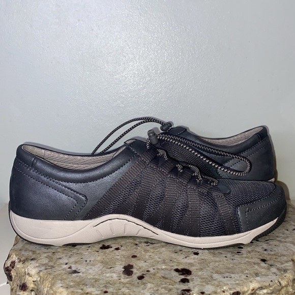 Women's Dansko Honor Charcoal/Metallic Leather Shoe-Size 41 (US 10.5-11) - Picture 8 of 12